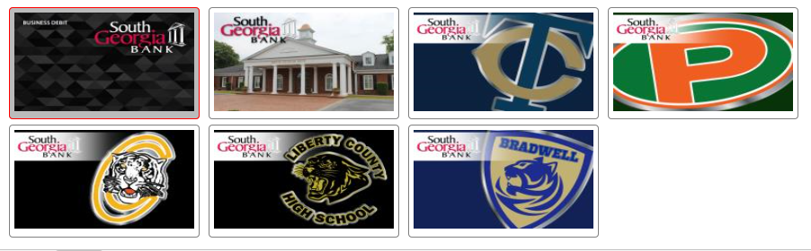 South Georgia High School Branded Debit Cards